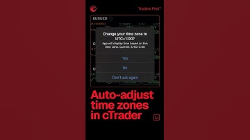 Auto-adjust time zones in cTrader
