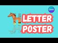 How to create Letter Poster in canva | Creative Letter poster Design using canva