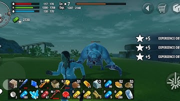 X survive open world sandbox Game | Killing monsters & Robots | survival mode x survival gameplay