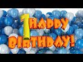 Baby Birthday 1 year.Happy birthday 1 year footage.С Днем рождения 1 год.Хеппи бездей.