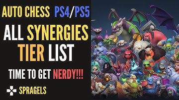 Synergy TIER LIST - Auto Chess PS4 PS5 Mobile PC
