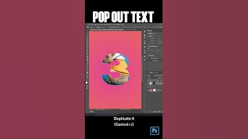 Pop Out Text Effect in Photoshop (EASY)