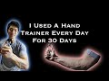 I DID THIS FOR VASCULAR FOREARMS AND STRONG HANDS | HAND GRIP TRAINER FOR 30 DAYS