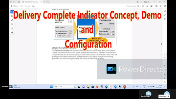 SAP S4HANA Sourcing and Procurement-Inventory management - Delivery Complete indicator and Demo