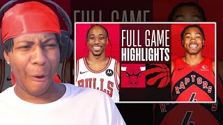 Bruce Brown Raptors DEBUT! Lvgit Reacts To BULLS at RAPTORS FULL GAME HIGHLIGHTS | January 18, 2024