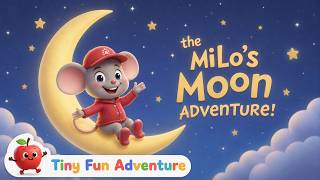 🌙 Milo the Moonlight Mouse 🐭 | @TinyFunAdventure  Magical Kids Nursery Rhyme Adventure