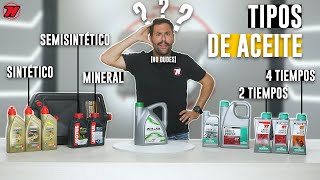 Tipos de ACEITE PARA MOTO . ¿Cómo elegir el correcto?