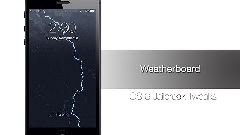 Weatherboard allows you to use Dynamic Weather Wallpapers - iPhone Hacks