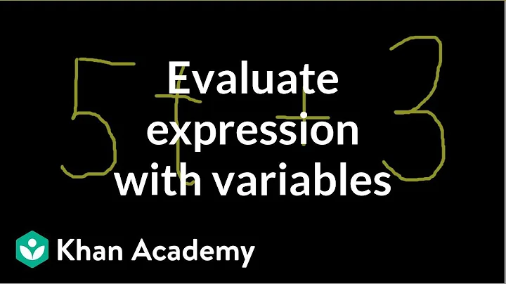 How to evaluate an expression with variables | Introduction to algebra | Algebra I | Khan Academy