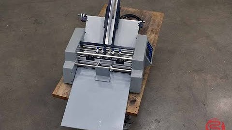 Count EZ Creaser Automatic Creasing / Perforating / Scoring Machine