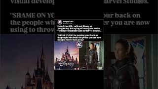 Evangeline Lilly calls out Disney for Marvel visual team layoffs!🐜🚫 #Marvel #Disney #EvangelineLilly