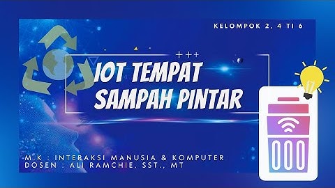 "Tempat Sampah Pintar Berbasis ESP32" Kelompok 2, 4 TI 6
