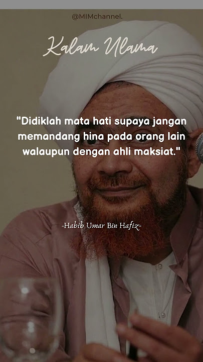 Jangan Memandang Rendah Orang Lain || Habib Umar #ilmu #habibumarbinhafidz #ilmuagama #tarım