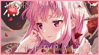 【Timelapse】Drawing & Coloring Mori Calliope from Hololive EN