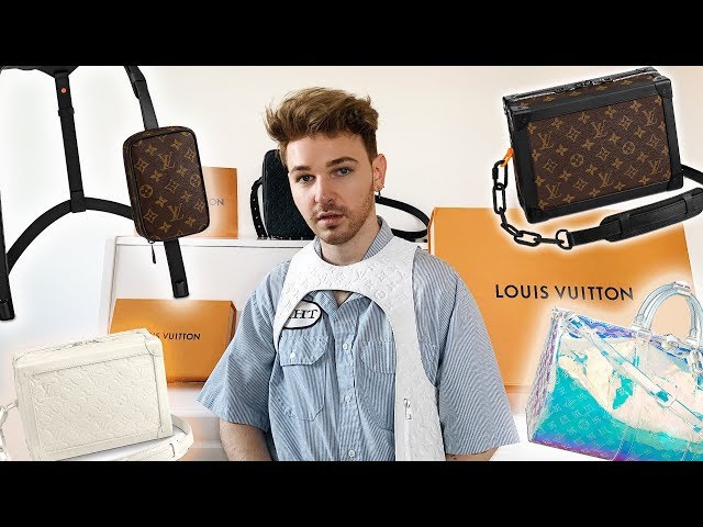 Louis Vuitton LV Utility Front Bag SS19 x Virgil Abloh Dark brown Leather  ref.998906 - Joli Closet