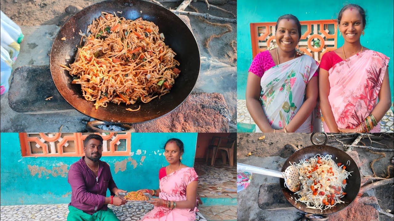 அமலா அண்ணி எனக்கு செய்து கொடுத்த சிக்கன் நூடுல்ஸ் / Gramathu Marumagal Priya