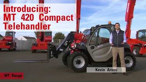 Manitou MT 420 Compact Telehandler Walk Around