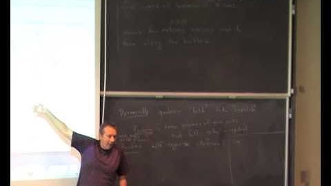 Robert Penner: Moduli Space Techniques in Computational Biology (part 3 of 7)