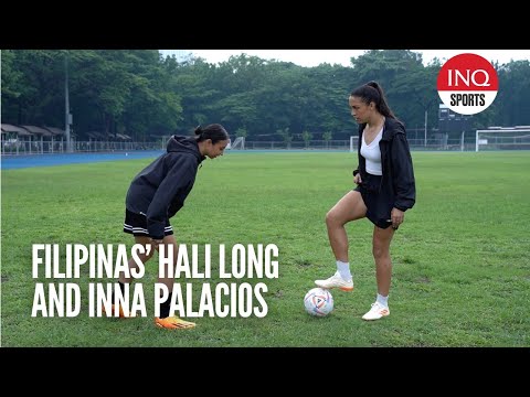 Hali Long og Inna Palacios på Filippinene