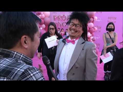 David S. Jung Carpet Interview at Disney Channel's Prom Pact Premiere
