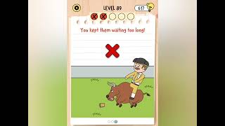 Brain Test 5 Level 89 Gameplay – Full Walkthrough & Answers | What is happening 