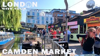 🇬🇧LONDON CITY TOUR | Camden Market, London - June 2023 | London Market 4K