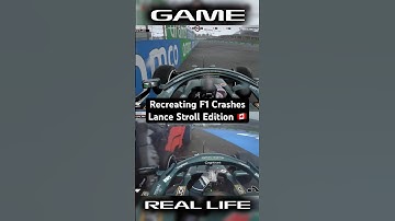 Recreating F1 Crashes | Lance Stroll Edition #2 #shorts #f1 #f1crashes