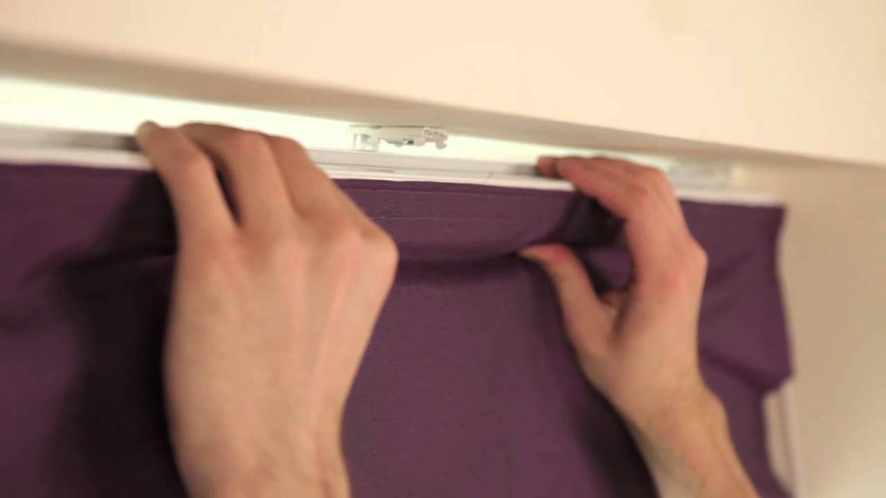 How to fit a Spring Bracket Roman Blind | Roman Blinds Direct - YouTube