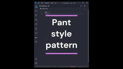 You want to Print Pant style pattern of numbers  using python then watch this video😍🤩