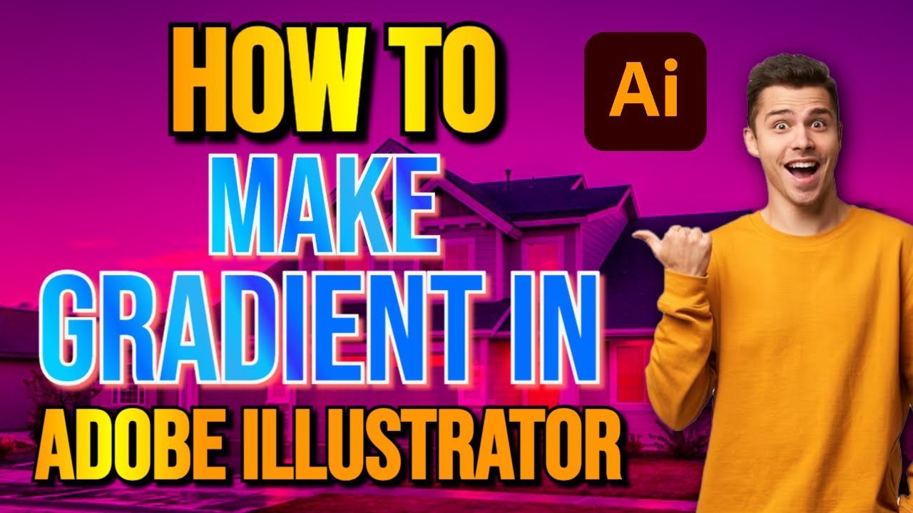 How to Make a Gradient in Illustrator - YouTube