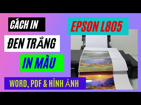 Video: Làm thế nào để bạn in màu trên giấy?