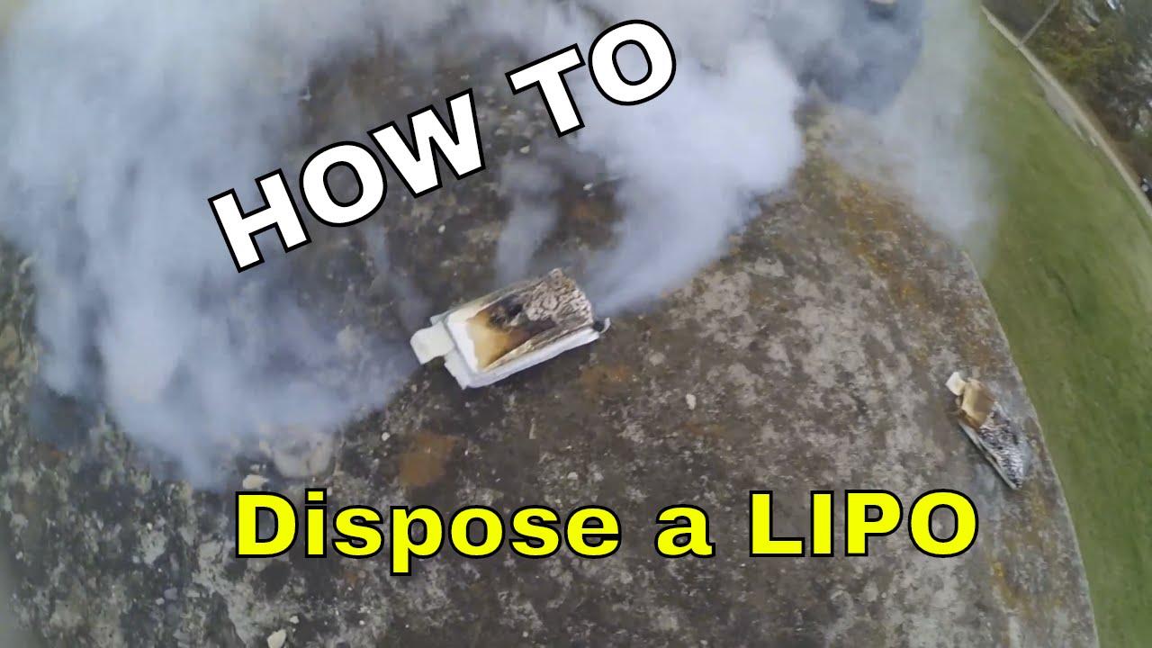 Disposal of a LiPo Battery ( Nanotech 4S ) YouTube