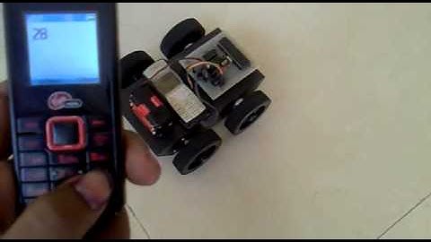 GSM Controlled Robot - AVR Project (8051projects.net)