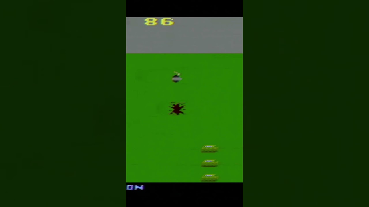 Kaboom! - MINI REVIEW - Atari 2600 #shorts