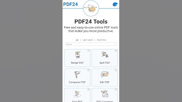 PDF 24 tools website 🌐 #gfacttech
