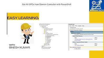 Get All GPOs from Domain Controller with PowerShell