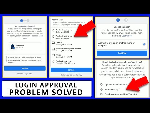  Update  Login Approval Needed Facebook Problem 2022 || How to open login was not approved facebook account