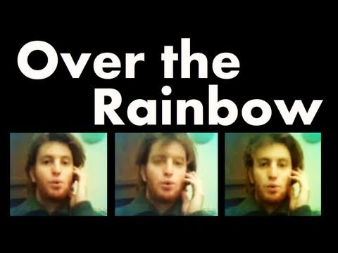 Somewhere Over the Rainbow - a cappella one-man multitrack jazz tag