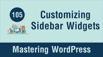 Mastering WordPress in Arabic #105 - Customizing Sidebar Widgets