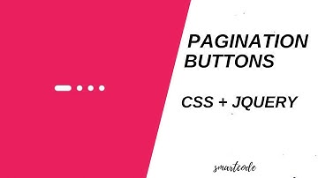 Creating Pagination Buttons Using pure CSS + Jquery HTML5 & CSS 3 Tutorials