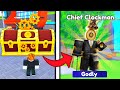 😱I GOT A NEW CHIEF CLOCKMAN!!⏱️NEW UPDATE! 💎 | Roblox Toilet Tower Defense