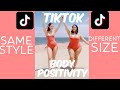 Tiktok Body Positivity | Fashion Same style different sizes 💗