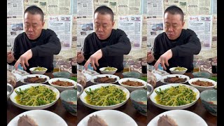 Record the daily diet of rural people in Northeast China