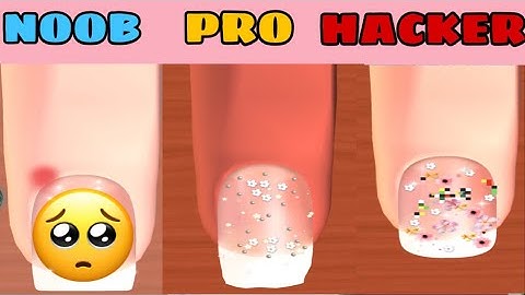 NOOB vs PRO vs HACKER in Nail Cut !  - All Levels Gameplay, New Fun Games (Android, iOS)