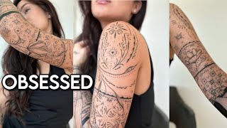 She’s tatted! | 30hr Full Sleeve Project!