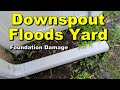 Estimating Downspout Drain Work - 3 Different Examples