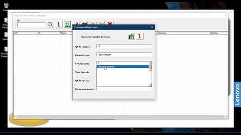 Sistema de Cadastro de Clientes e Contas a Receber - Sistema ERP Excel