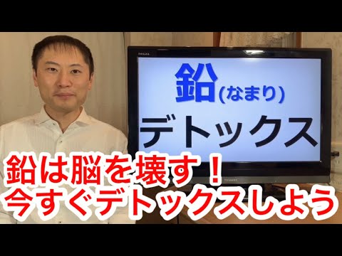 鉛が脳を壊す！鉛をデトックスせよ【栄養チャンネル信長】