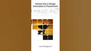 Picture into a Shape Animation in PowerPoint #slideegg