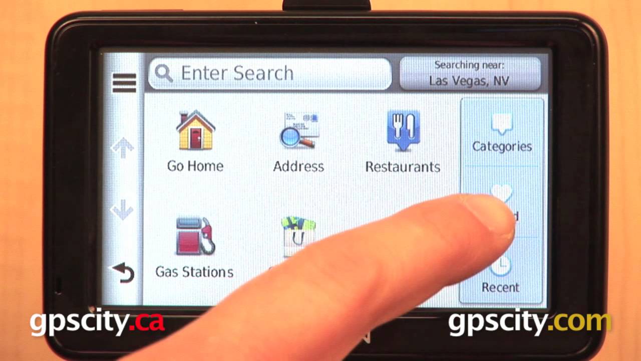 Garmin nuvi 2455LMT: Where To? - YouTube
